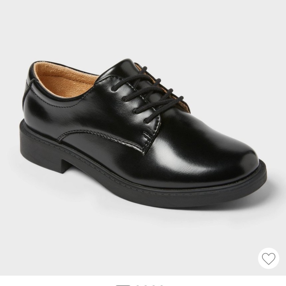Brand New! Cat & Jack Black Boys Dress Shoes size 3